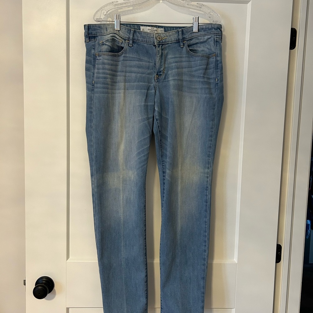 Abercrombie & Fitch Light Blue Skinny Jeans